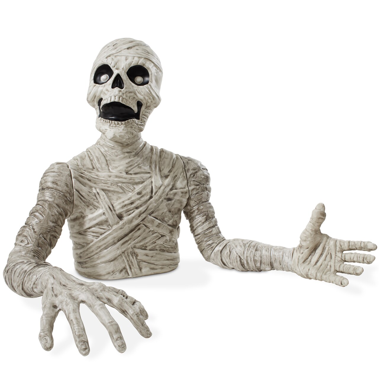 BOO BOX 36" Halloween Groundbreaking Decoration - Scary Outdoor Halloween Decor for Porch or Yard